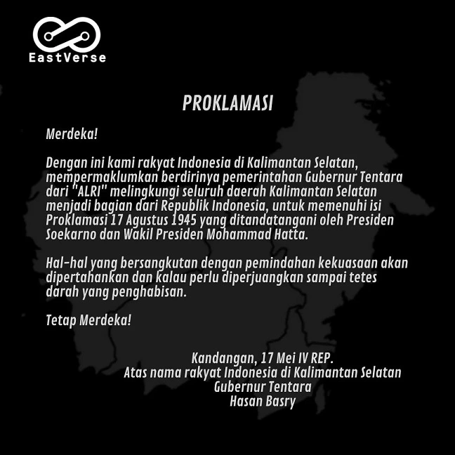 Sejarah Proklamasi 17 Mei, Ketika Kalimantan Tegaskan “Kami Indonesia!”